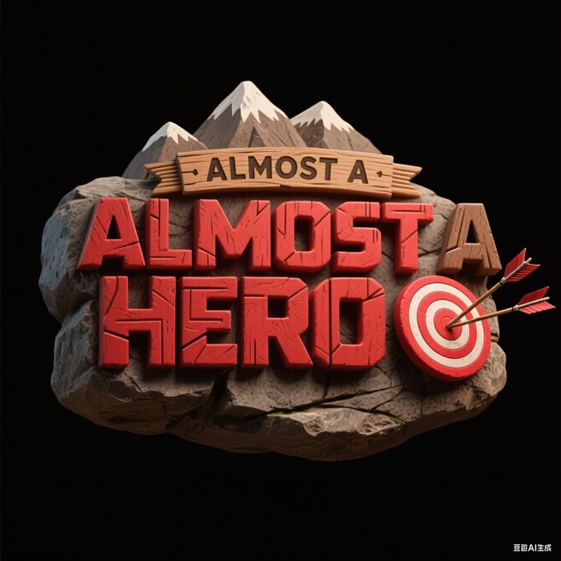 粗壮立体质感创意标题字体