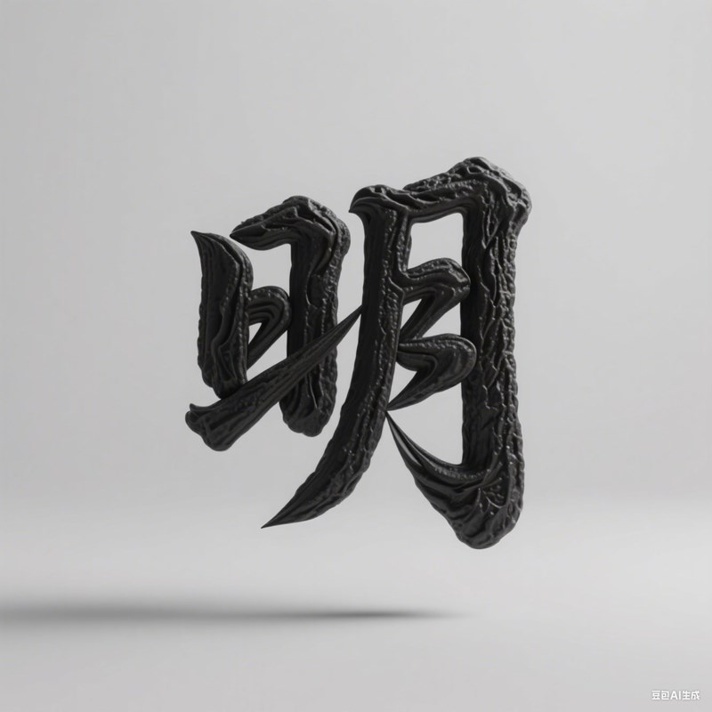 3D立体肌理质感创意标题字体