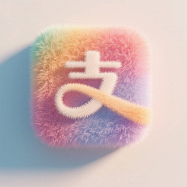 AI生成3D立体毛茸茸支付宝图标~附提示词/咒语
