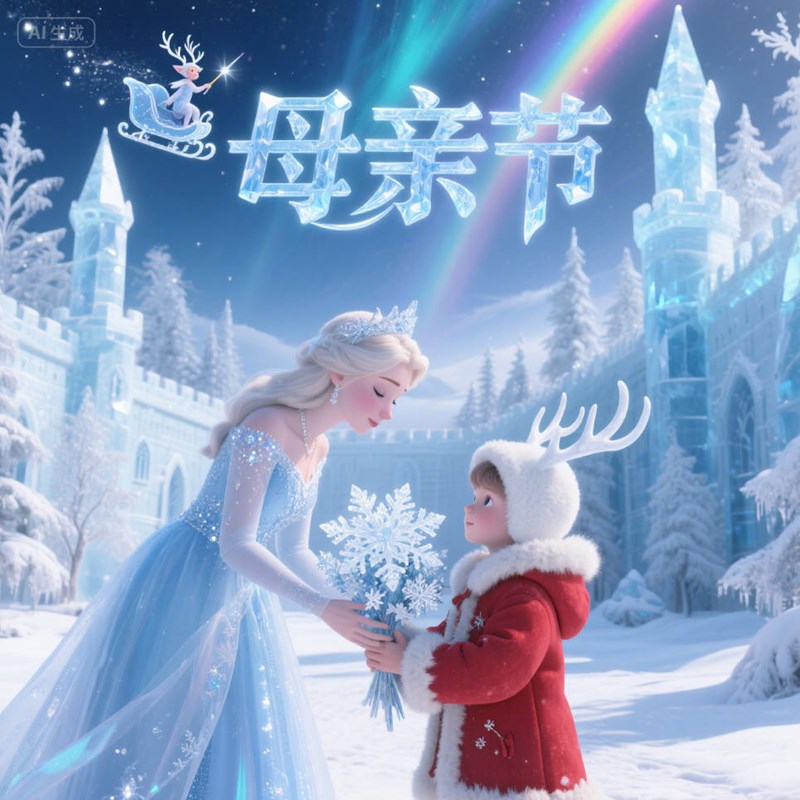 AI生成梦幻童话风格创意3D海报~附提示词/咒语