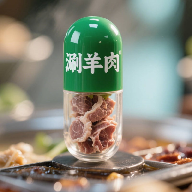AI生成涮羊肉创意微缩胶囊~附提示词/咒语