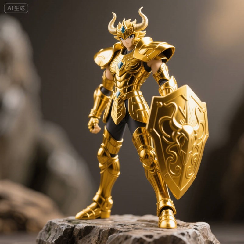 一键生成黄金圣斗士金牛座阿鲁迪巴模型