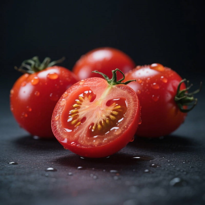 AI生成圣女果美食食材摄影~附提示词/咒语