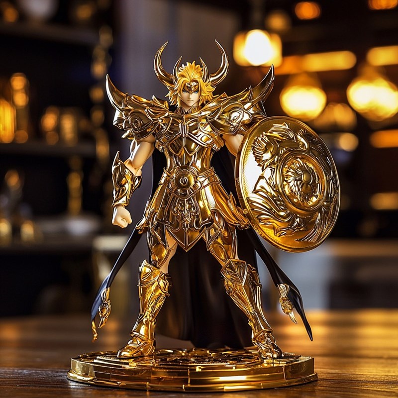 Midjourney镜头下的黄金圣斗士金牛座阿鲁迪巴模型~附咒语