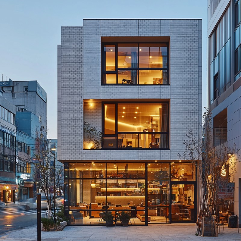 Midjourney镜头下的现代风格建筑~附咒语