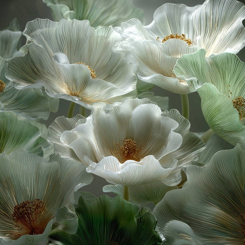 Midjourney镜头下的荷影清韵~附咒语