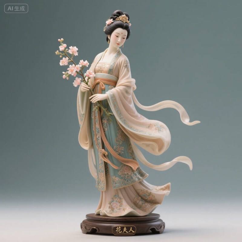 AI生成古风美人模型~附提示词/咒语