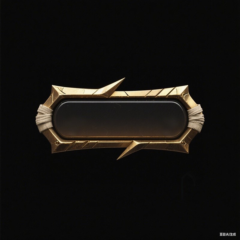 AI生成欧式游戏质感纱布捆绑UI按钮~附提示词/咒语