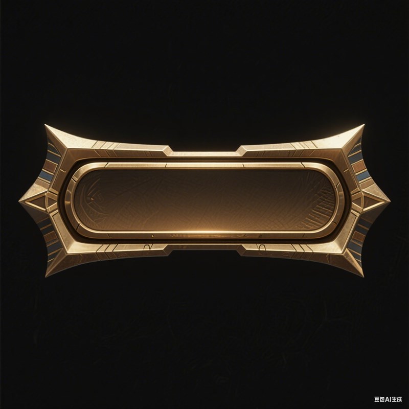 AI生成欧式游戏质感埃及法老既视感UI按钮~附提示词/咒语